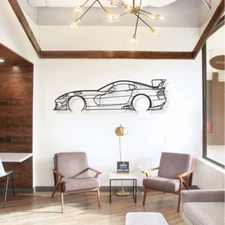 Viper acr gen 5 Car  silhouette Metal Wall Decor for Car Lovers