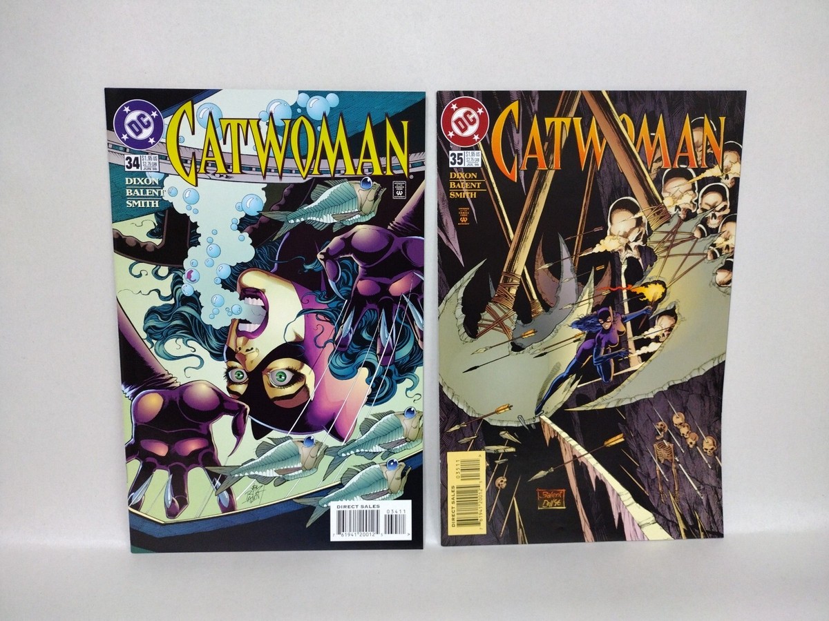 Catwoman 1996 DC Comic Lot Set 34 35 36 37 38 39 40 41 44 45
