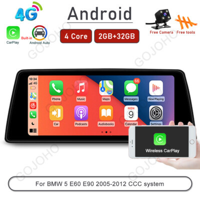 Car Stereo Radio For BMW 5 Series E60 E90 CCC 2005-12 GPS Player Android Carplay