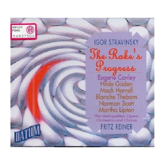 Stravinsky: The Rake's Progress / Reiner, Conley, Guden, Lipton - CD