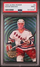 1994 Fleer Ultra Ultra Power #4 Adam Graves PSA 9 Mint Insert Low Pop Tough