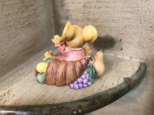 Ganz 1994 Little Cheesers Cornucopia Figurine # 05703 - Picture 3 of 6