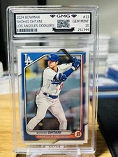 2024 Bowman Shohei Ohtani GMG Graded 10 Gem Mint 💎 Dodgers