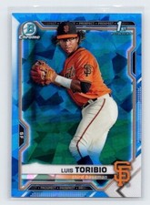2021 Bowman Chrome - Sapphire Luis Toribio #BCP-228 San Francisco Giants