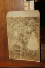 Antique Cabinet Card Family Child