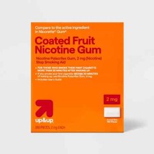 Nicotine 2mg Stop Smoking Aid Fruit Coated Gum - 160ct - up up  