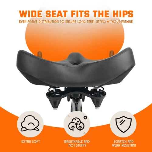 Fahrrad Sattel Ergonomische Fahrradsitz Prostata Mountainbike Sitz Herren Damen - Bild 5 von 13