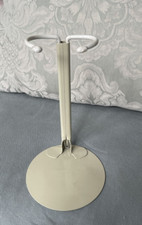 Playhouse DOLL STAND LIGHT TAN COLOR METAL COATED WIRE 4.5" Base/Height 8-12"