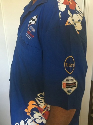 Lexmark Indy 300 Gold Coast 2004 V8 Supercars Button Front Shirt 1 x XL - Picture 2 of 6