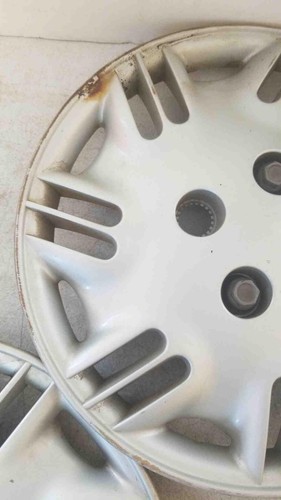 96 - 99 SATURN SL1 SC1 Wheel Cover 14" 21 Spoke Set Of 4 Some Marks And Scuffs - Picture 6 of 19