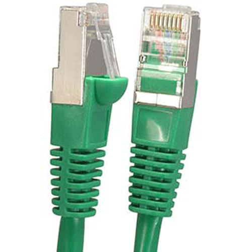 Menge 10 x 3 Fuß Cat5 Fuß Netzwerk Giga Lan Patch Ethernet abgeschirmtes Kabel 350 MHz Form - Bild 10 von 10