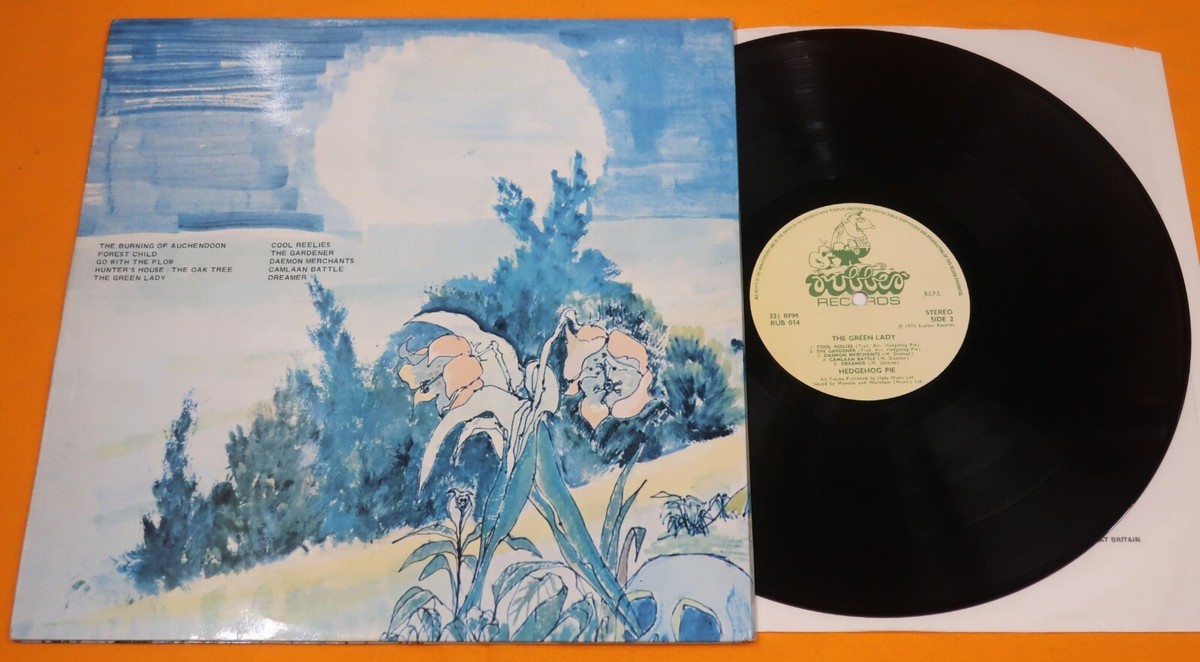 Hedgehog Pie – The Green Lady UK LP Rubber Records – RUB 014 