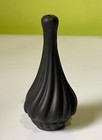 RARE LE CREUSET STONEWARE WINE BALL AERATOR DECANTER BLACK NEW IN BOX