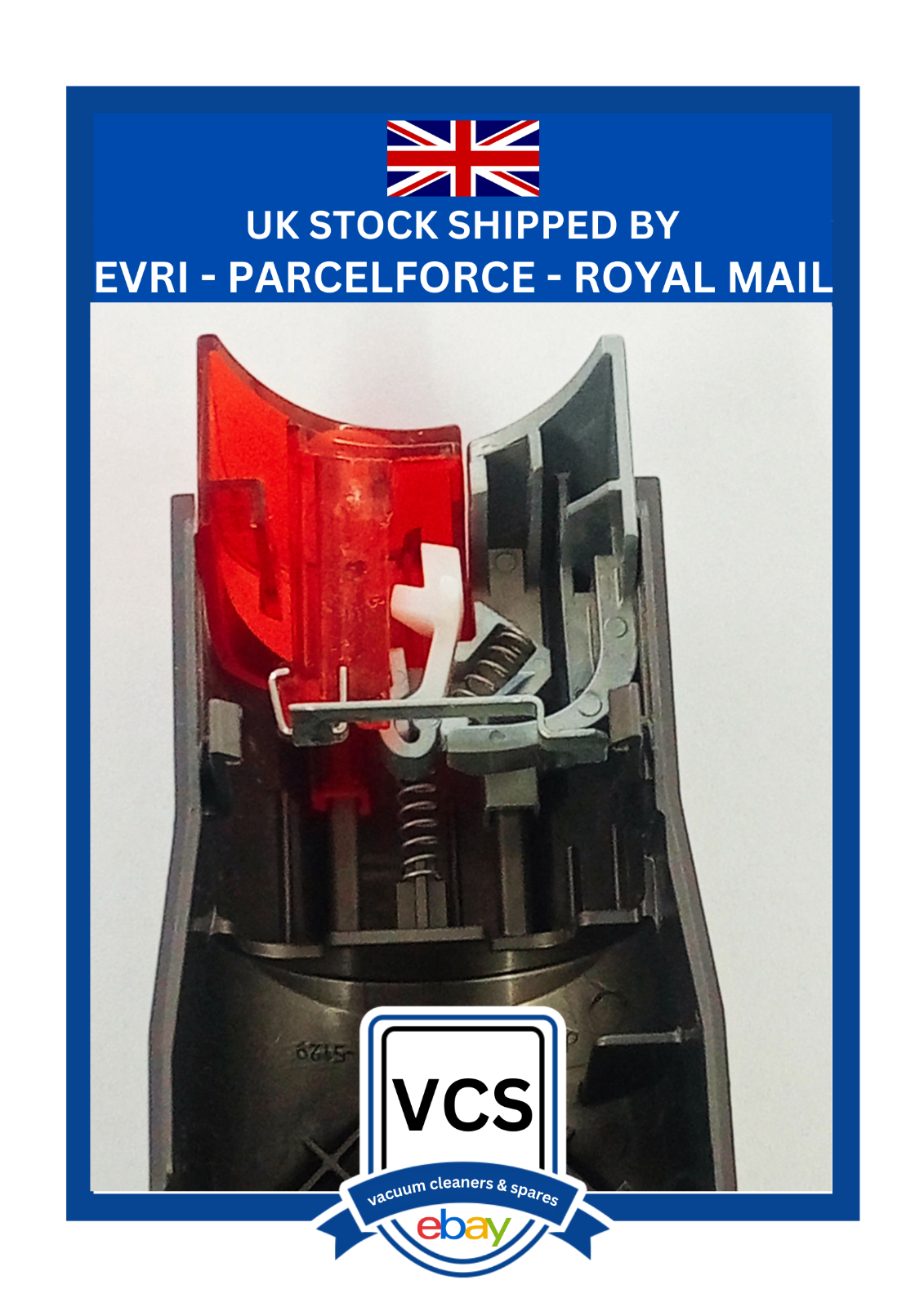 Dyson DC25 ON/OFF Power Switch Used Unit Cover Button Assembly Includes