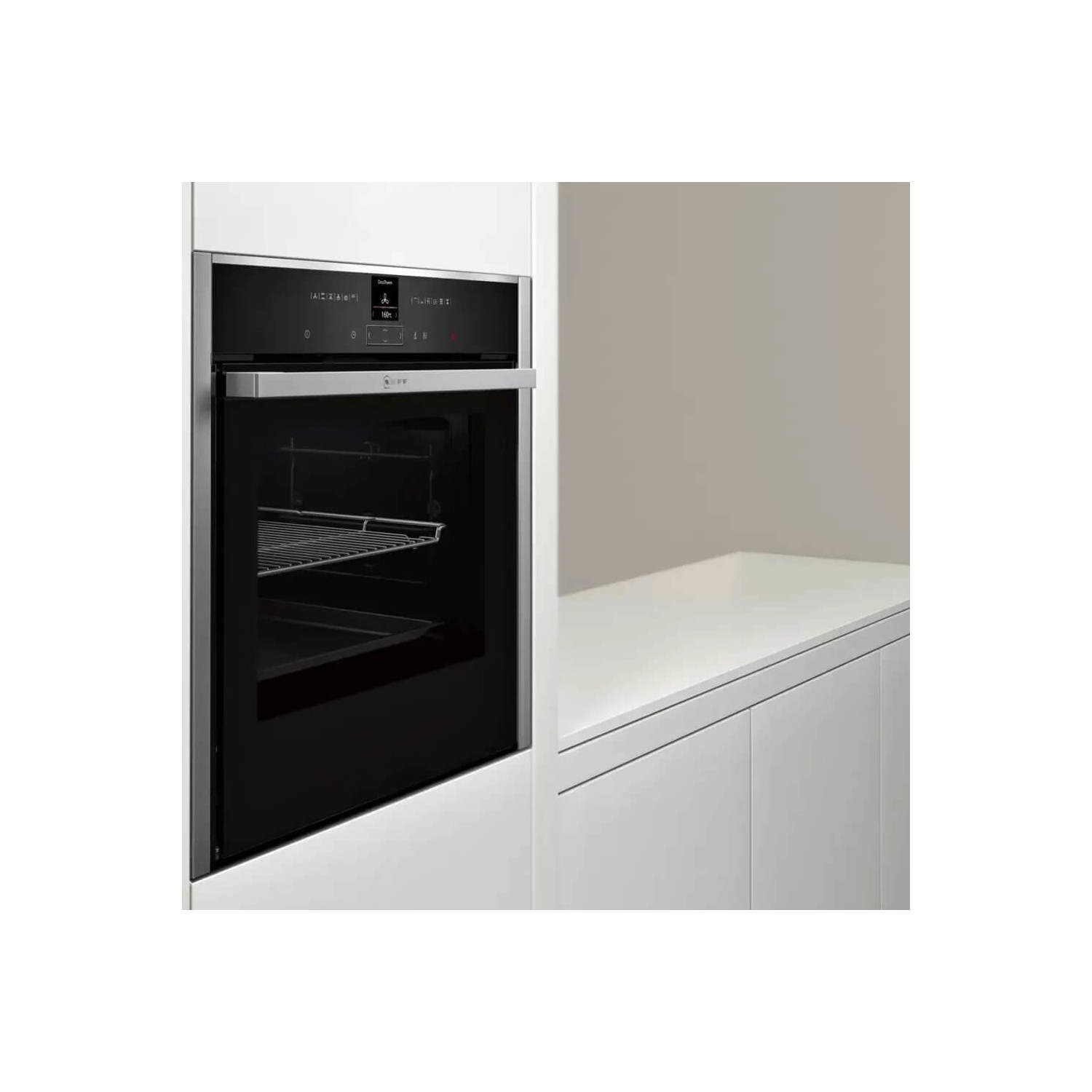 Neff N70 Slide & Hide Pyrolytic Self Cleaning Electric Single Oven