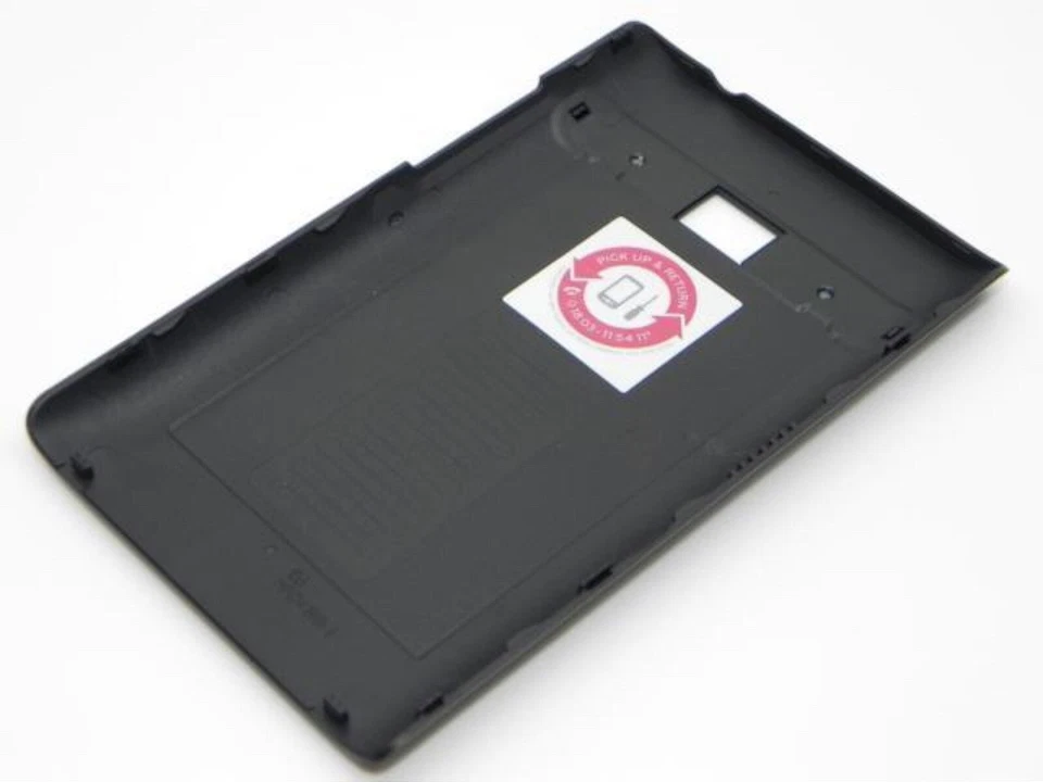 GENUINE LG Optimus L3 E400 BATTERY COVER Door BLACK Android bar phone back - Image 2 of 2