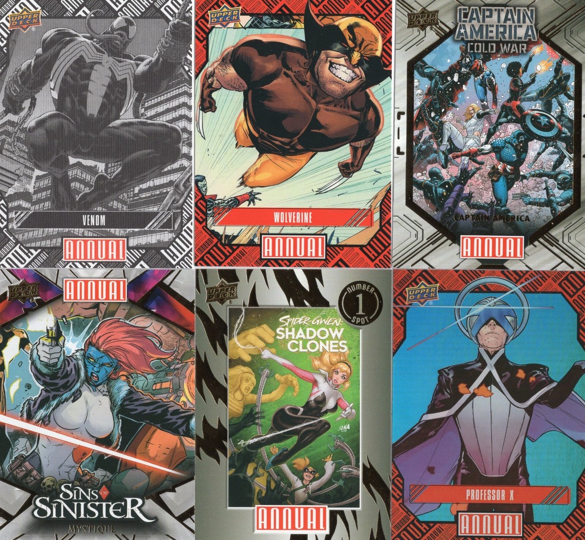 2023-24 Upper Deck Marvel Annual - Base, Parallel & Insert Cards