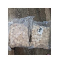 Wooden Beads 1" Raw Natural 250 Pieces NIB 4