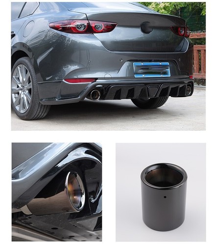 2PCS Fits for Mazda CX-5 2017-2024 Black Exhaust tube Muffler Tail Pipe Tip L-R - Picture 5 of 8