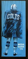 1974 Baltimore Colts Press Radio TV Media Guide 55189
