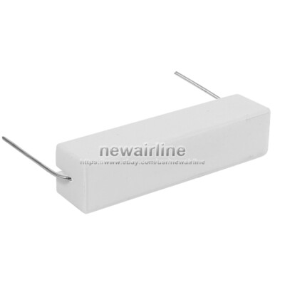 30W Ceramic Cement Resistor 1-40 Ohm For Speaker Crossover & Audio Circuits | High Power Load