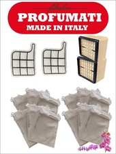 SACCHETTI FOLLETTO VK135 136 PROFUMATI 12 + 2 FILTRO HEPA + 2 GRIGLIA VORWERK