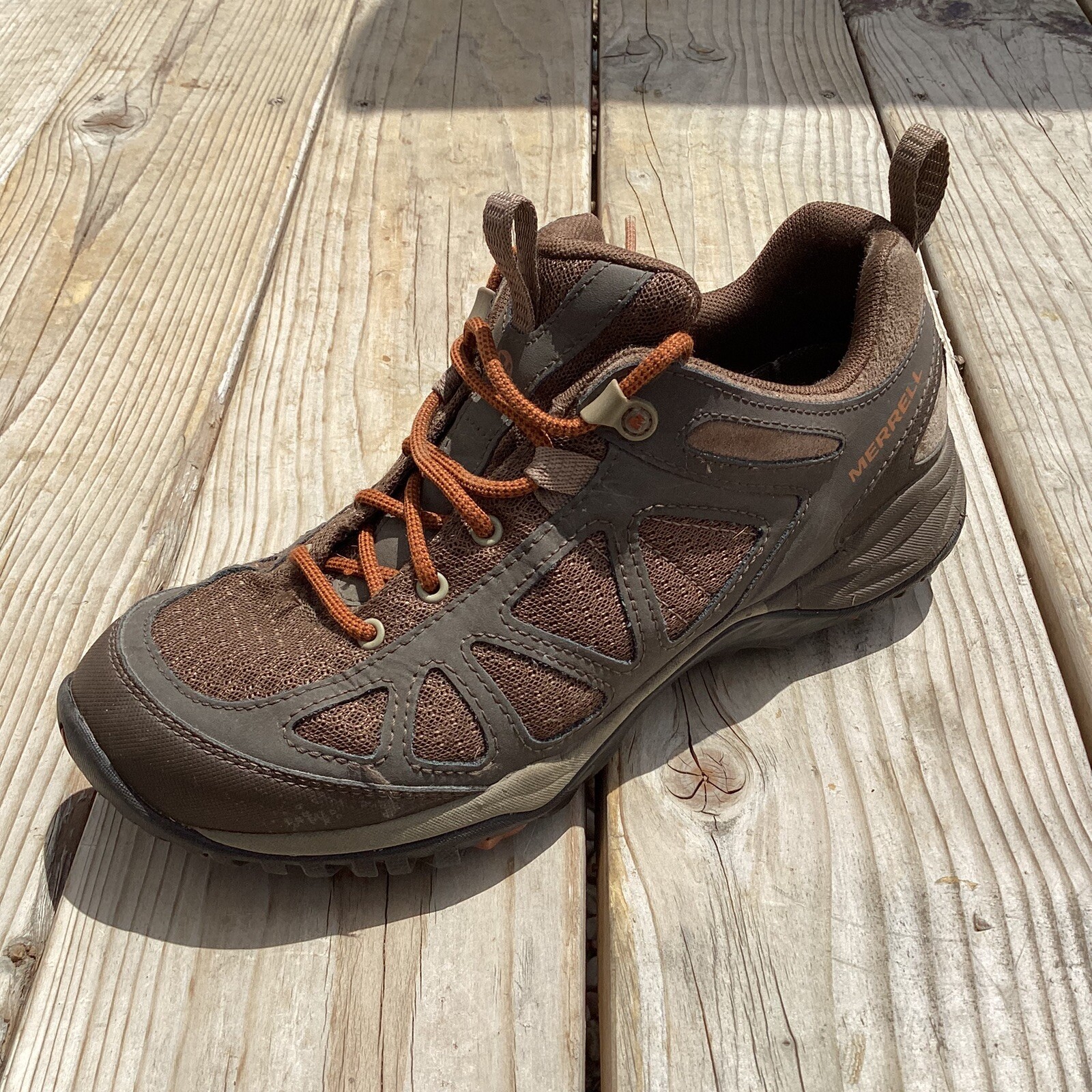Scarpe da trekking Merrell donna taglia 9 trail running marrone