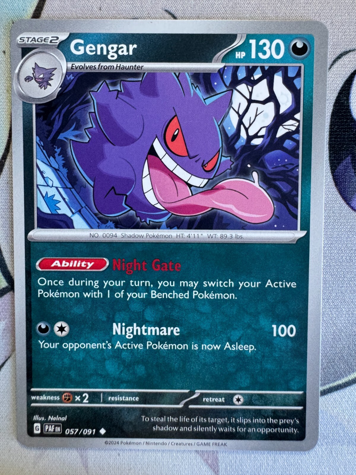 Gengar Non Holo English Pokemon TCG Card BKV578