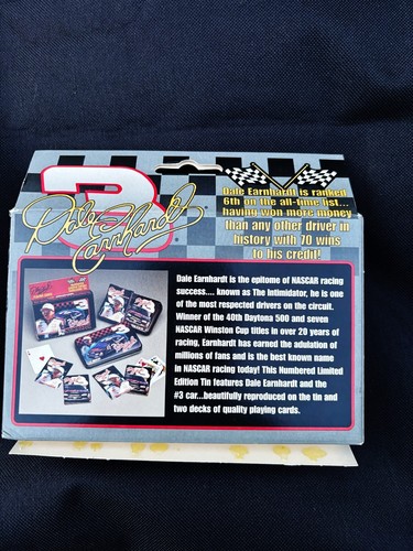 Dale Earnhardt #3 The Movie 6 Disc DVD Collectible Tin Post plus New Playing car - Picture 6 of 6