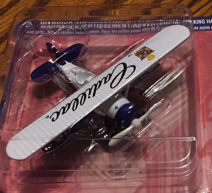 Gearbox Cadillac 1930's Stearman Biplane Die Cast Metal Model NIP  - Image 4 of 4