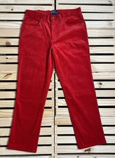 Vintage Polo Ralph Lauren Red Corduroy 5 Pocket Pants 32x29 Men