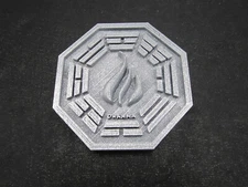 Lost TV Series Dharma Wall Plaque (3d Wall Art) (Two Tone Finish) 4" Diameter