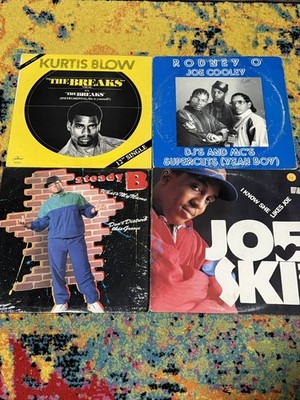 Old School Hip Hop 12  Vinyl Bundle! Kurtis Blow Steady B Joeski Rodney O VG/VG-