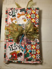 100-Page Handmade Christmas Junk Journal Vintage Charm Ready for Your Creativity