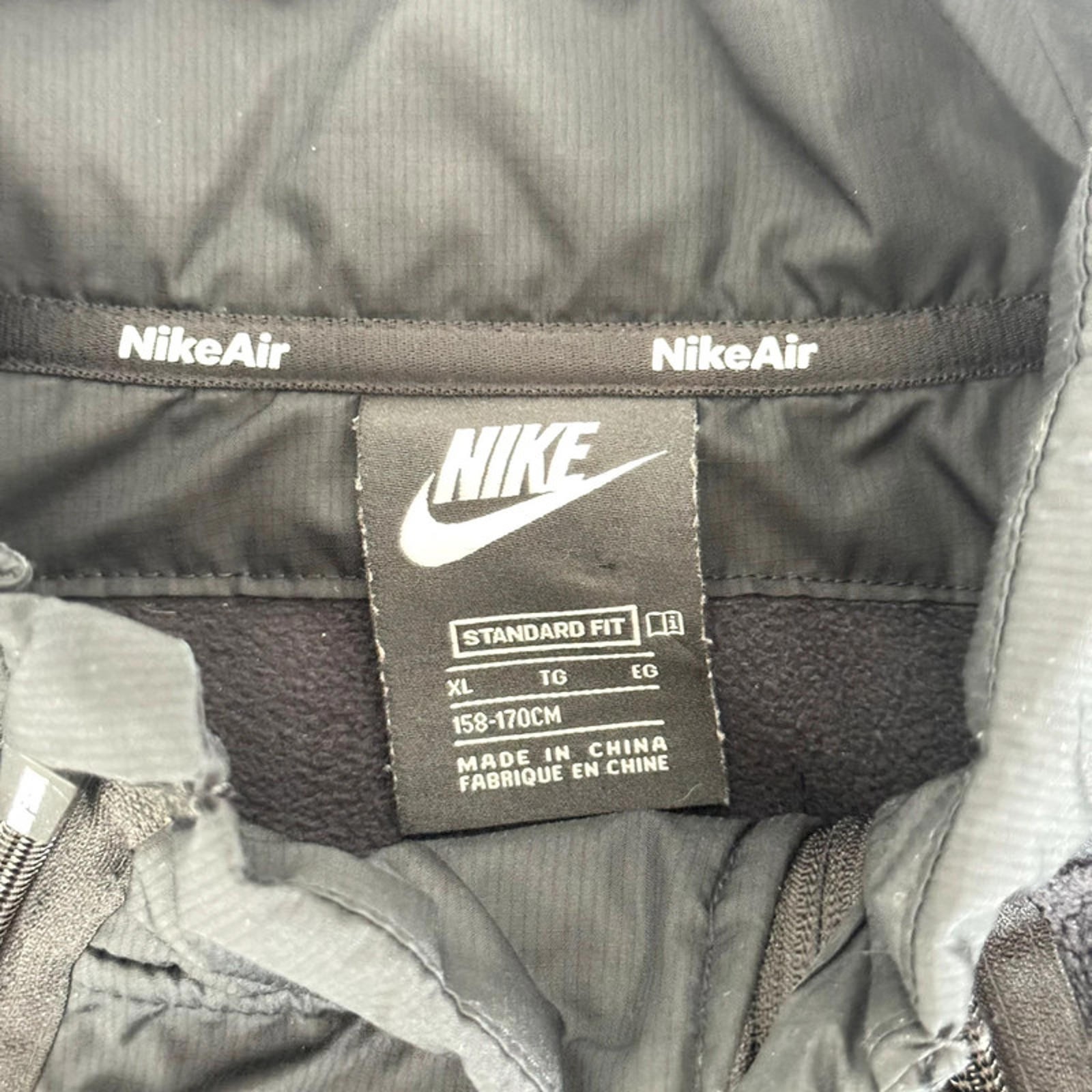 SACAI X NIKE Nike Air Slip Over Fleece Tasca Anteriore Canguro Pochette Giacca XS S