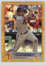 2022 Topps Chrome Logofractor Edition Gold Refractor 45/50 JT Realmuto #108 0b5f