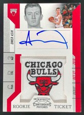 2010-11 Panini Playoff Contenders Patches #150 Omer Asik RC Auto