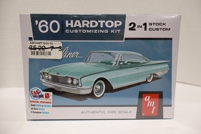 VINTAGE AMT 1960 FORD STARLINER 2-DOOR HARDTOP  2 in 1 CUSTOMIZING KIT SEALED