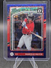 2024 Panini Donruss Optic Rated Prospects Blue Velocity Prizm Marcelo Mayer #137