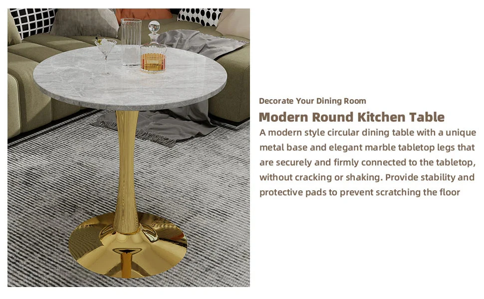 gold coffee table