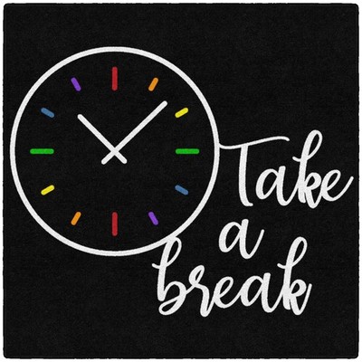 Flagship Carpets Take A Break Childrens Time Clock Classroom Entryway Or Home