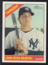 2015 MLB Topps Heritage Reverse Flip Stock Variation Parallel John Ryan Murphy