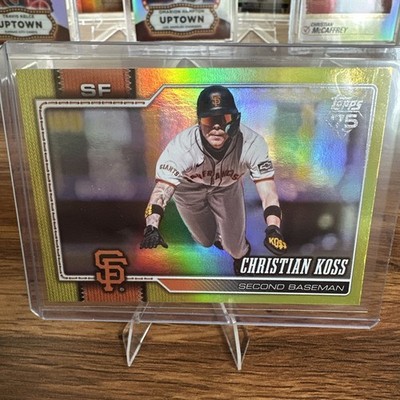 2026 Topps Series 2 Christian Koss Yellow Foil /399 Giants