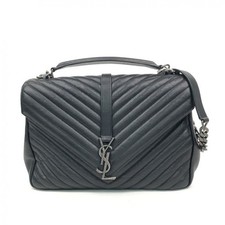 YSL Cowhide Bags Black Shoulder Bag C1361053104