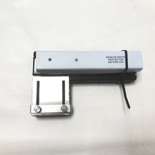 Heavy Duty Stapler Style ID Badge Slot Hole Punch Rectangle with Guides Grip