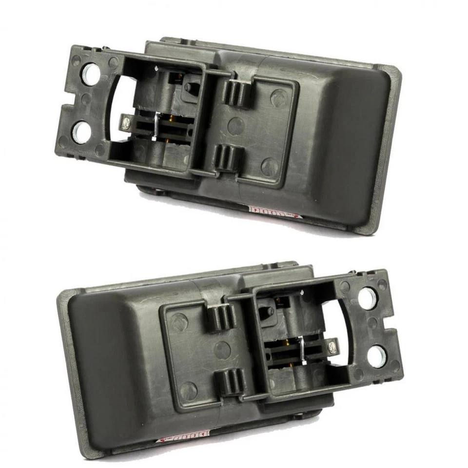 JUEGO PANEL PUERTA MANIJA LATERAL CERRADURA INTERIOR LR PARA PICKUP NISSAN D21 TD BDI 87-90 Foto 4 de 4