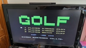Golf - 1984 Nintendo NES - PAL - nur Cartridge - vollst&auml;ndig getestet **gratis Versand**