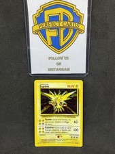 POKÉMON UNLIMITED ZAPDOS HOLO BASE SET 16/102 NM on eBay