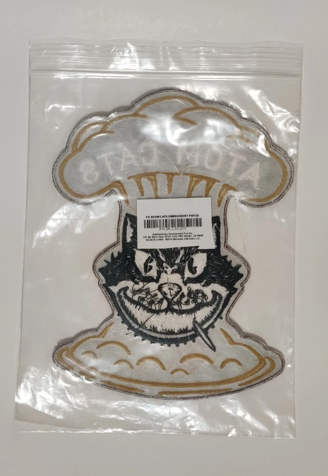 Bethesda Fallout Development Plus Inc Atom Cats Embroidery Patch - Image 2 of 3