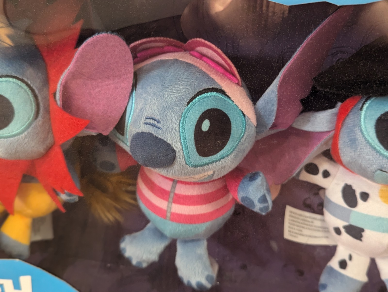 Disney 8.5" Stitch in Costume Plush Collector Set Of 4 Simba Pongo Sebastian